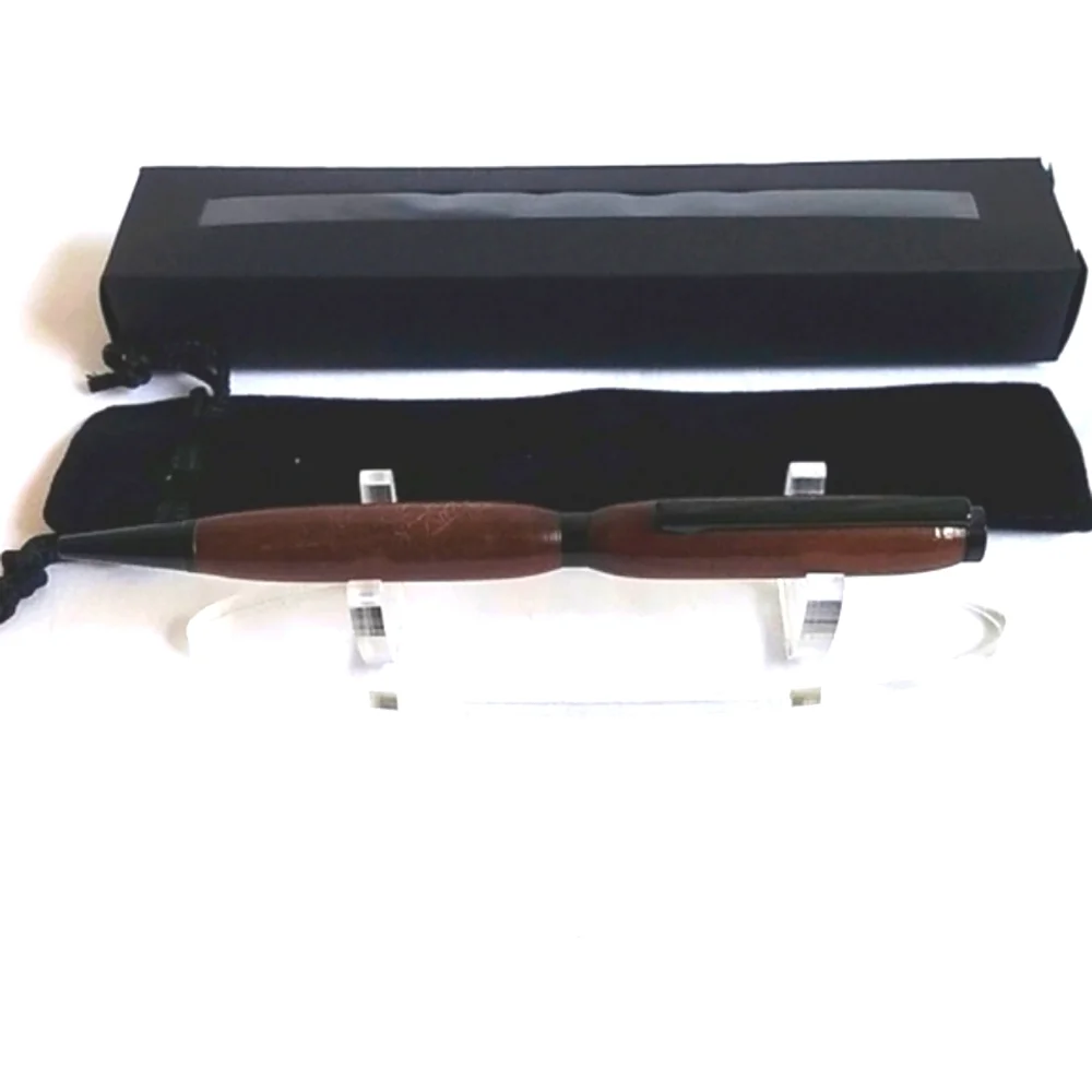 Elegant Handcrafted Wood Pen - Timeless Design Gun Metal Fittings